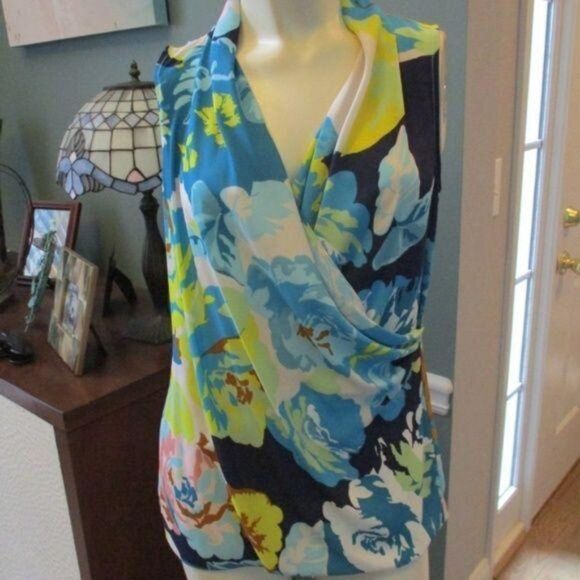 Cabi 741 Spring Blossom Floral Medium Faux Wrap XS - Picture 2 of 6